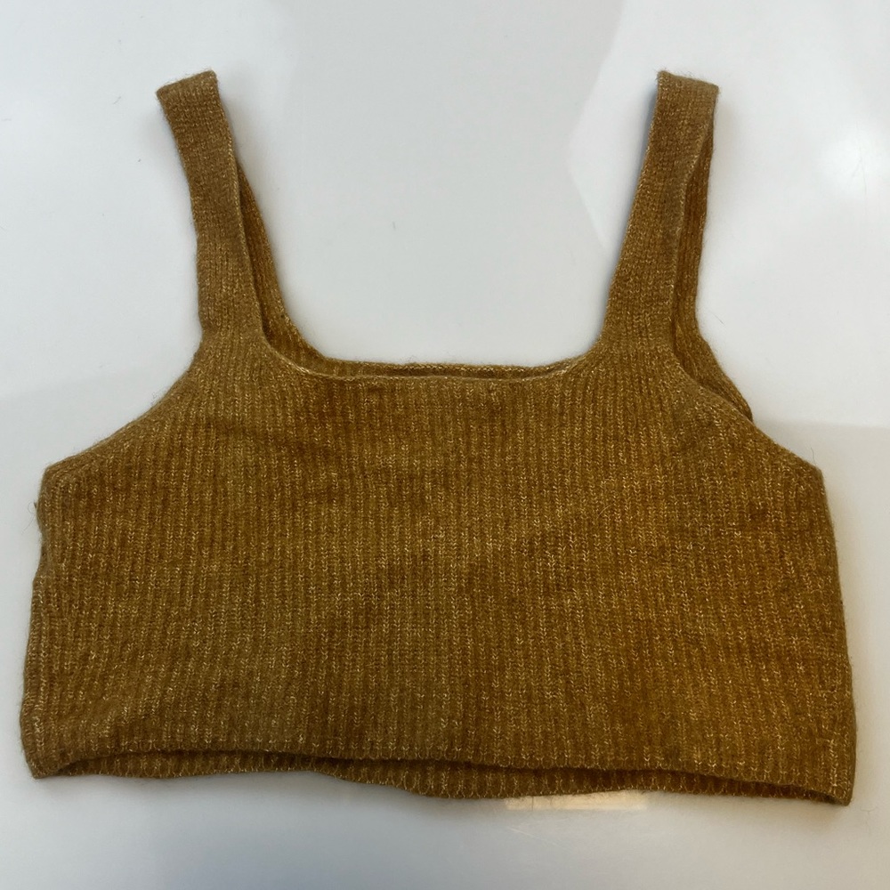 Everlane Wool Blend Ribbed Bra Top N103-29 - Picture 6 of 7